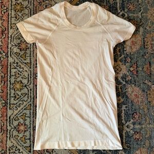 Lululemon White Short Sleeve Swiftly Tech